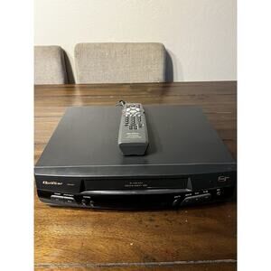 Quasar VHQ-940 Omnivision 4-Head VCR VHS Player Recorder - Remote - Tested